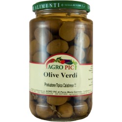 Olive verdi in salamoia - 6 pz